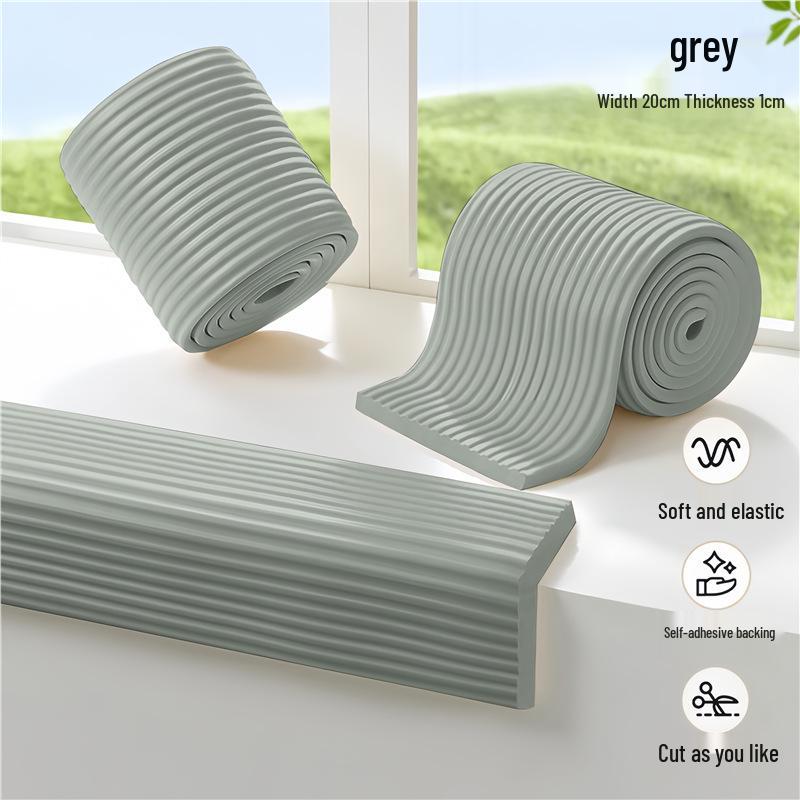 Soft Foam Edge and Corner Anti-Collision Protection Strip for Table, Window, Door, and Sill