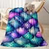 Mermaid In The Ocean Swirl Blankets are suitable for living rooms, bedrooms, camping, and other places, making them an ideal choice for gifts.