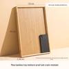 ZISIZ Japanese Style Extra Large Bamboo Wooden Serving Tray