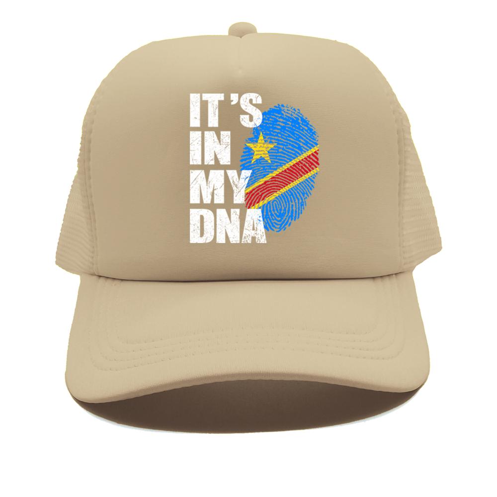 Democratic Congo Flag Trucker Hat Adjustable Mesh Baseball Cap Patriotic Congo Casual Sun Hats for Unisex Women
