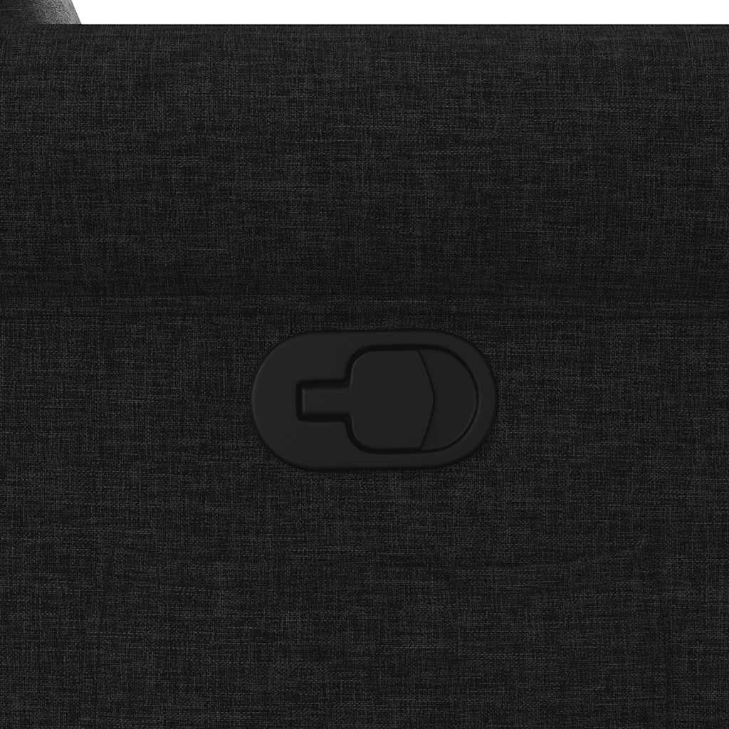 Recliner Chair with Rising Function Black Fabric