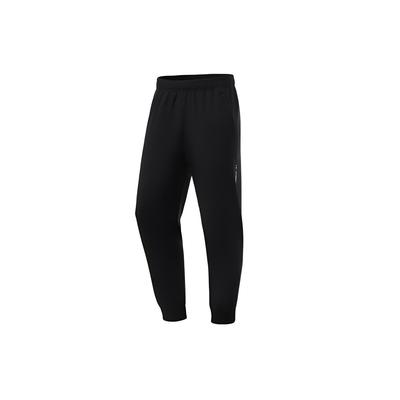 Li Ning Training Series Letter Cuffed Sports Pants Men Pants Black AYKR383-1
