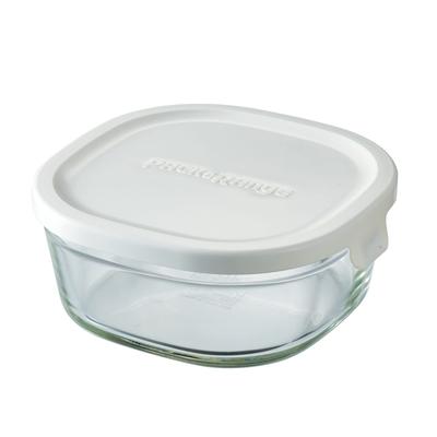 Iwaki skladovací nádoba balení Mikrovlnná trouba mělká typ S Mini 450 ml bílá mrazicí trouba Mikrovlnná a