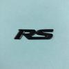 Car Middle Net Modification Decorative Label 3D Three-dimensional RS Middle Net Standard Modification Special Sports Label Metal Car Logo