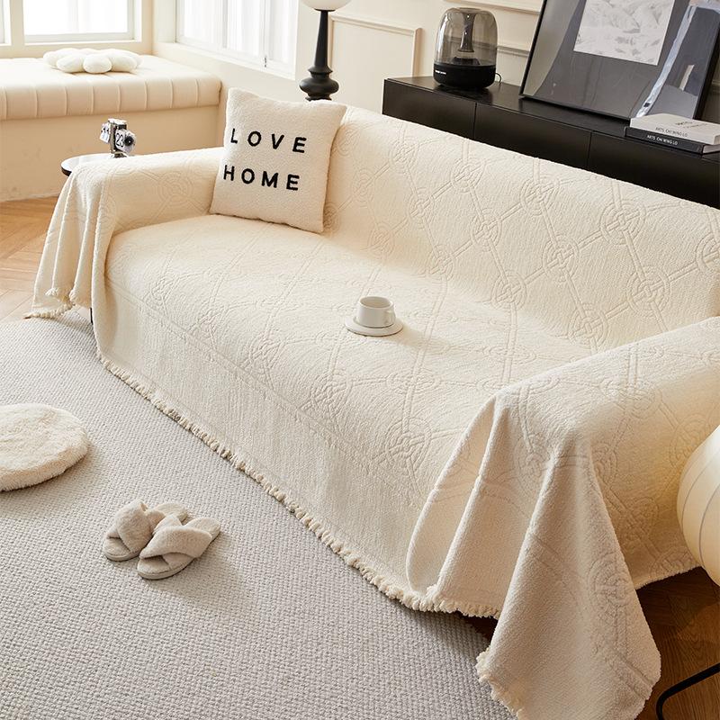Anti-Scratching Sofa Cover Towel Full Covered Chenille Sofa Cover All-Inclusive Universal Dustproof Four Seasons Universal Sofa Cushion