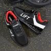 Men Weightlifting Shoes for Heavy Lifts Squats Powerlifting Durable Lifting Sneakers Big Size Black White