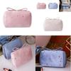 Luxurious Flannel Starry Clutch Makeup Bag For Travel And Cosmetic Storage