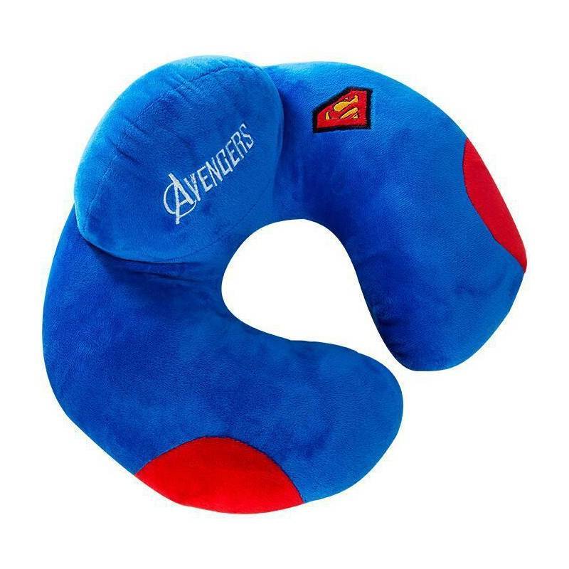 Batman U Shaped Travel Pillow With Cotton Filling For Office And Nap Breaks