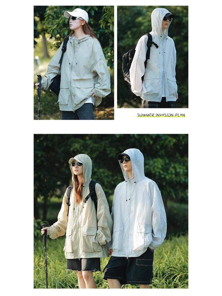 Unisex UPF50+ Quick-Dry Outdoor Sports Jacket – Insect-Resistant, UV-Proof, Breathable