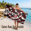 Athletic Bilbao FC Design Beach Towel Custom Text Large Towel for Beach Vacation
