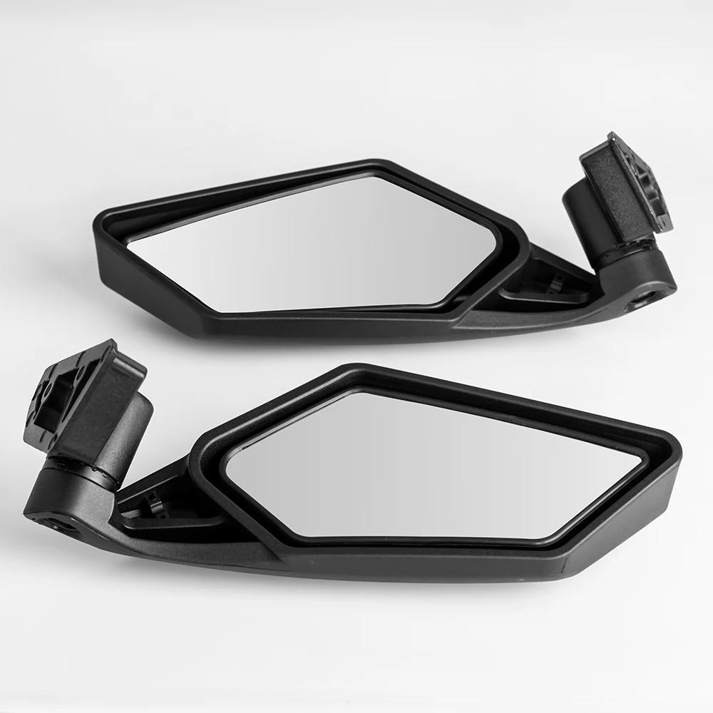 Racing Side Mirrors Set Upgraded 360 Degree Adjustment For Can Am Maverick X3 & MAX R UTV 2017 2018