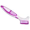 False Teeth Cleaning Brush Double Sided Portable Denture Toothbrush for False Teeth Cleaning
