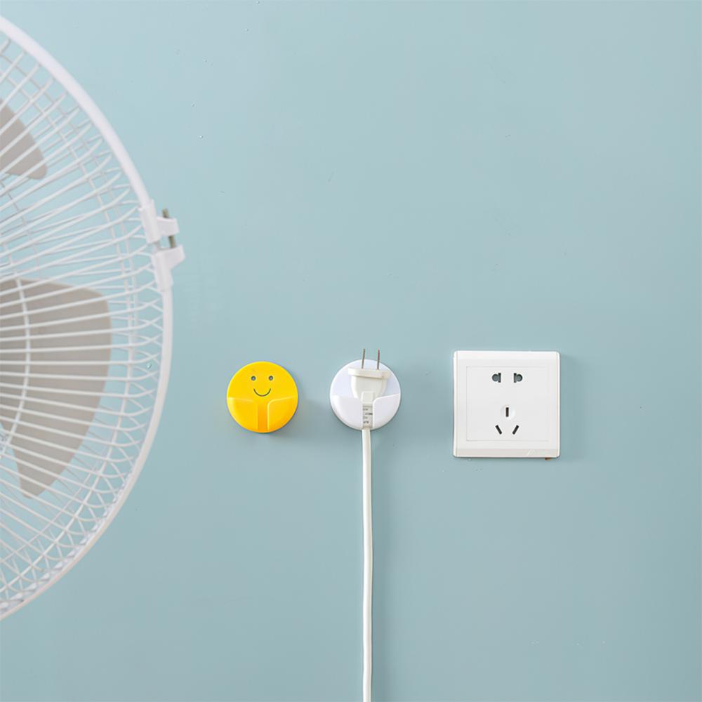 Netzkabelstecker Wandaufbewahrungshaken Klebehaken Ohne Bohren Multifunktioneller Netzkabel-Organizer Netzkabelsteckerhaken Spurlos