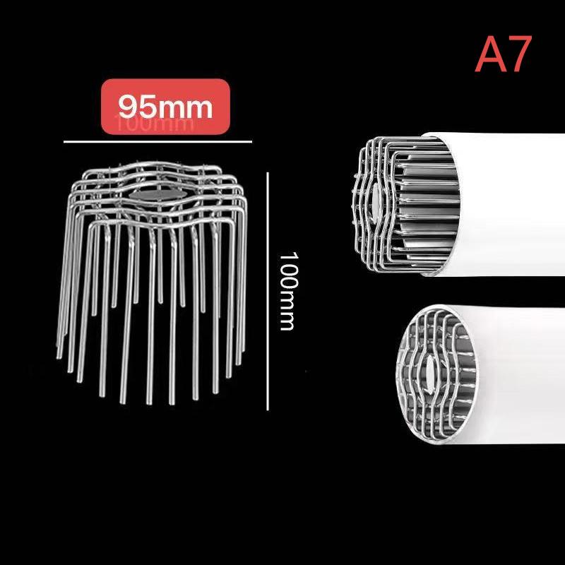 Stainless Steel Drainage Cover Roof Floor Drain Downpipe Strainer Anti-Blocking Gutter Guard Leaf Debris Trap Rain Pipe Cap