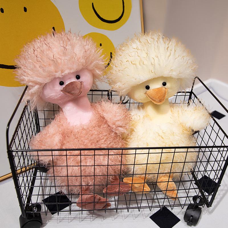 Niedliche Gebratene Entenpuppe Kleine Gelbe Ente Niedliche Entenpuppe Schlafkissenpuppe