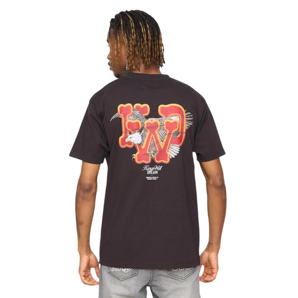 Kings Will Dream Mens Eagle Relaxed Fit T-Shirt