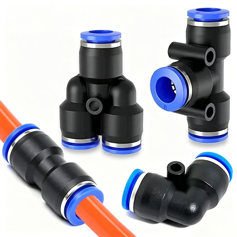 Plastic Quick Fittings Push in Pipe Connector Pneumatic Connector Automated Assembly Lines