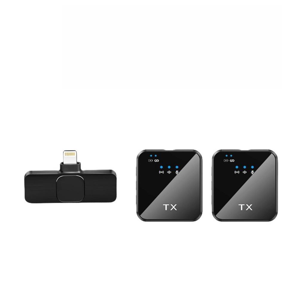 3-in-1 Universal Wireless Lapel Microphone, Noise Reduction Mic For Live Shooting, Compatible With iOS, Android, Computer