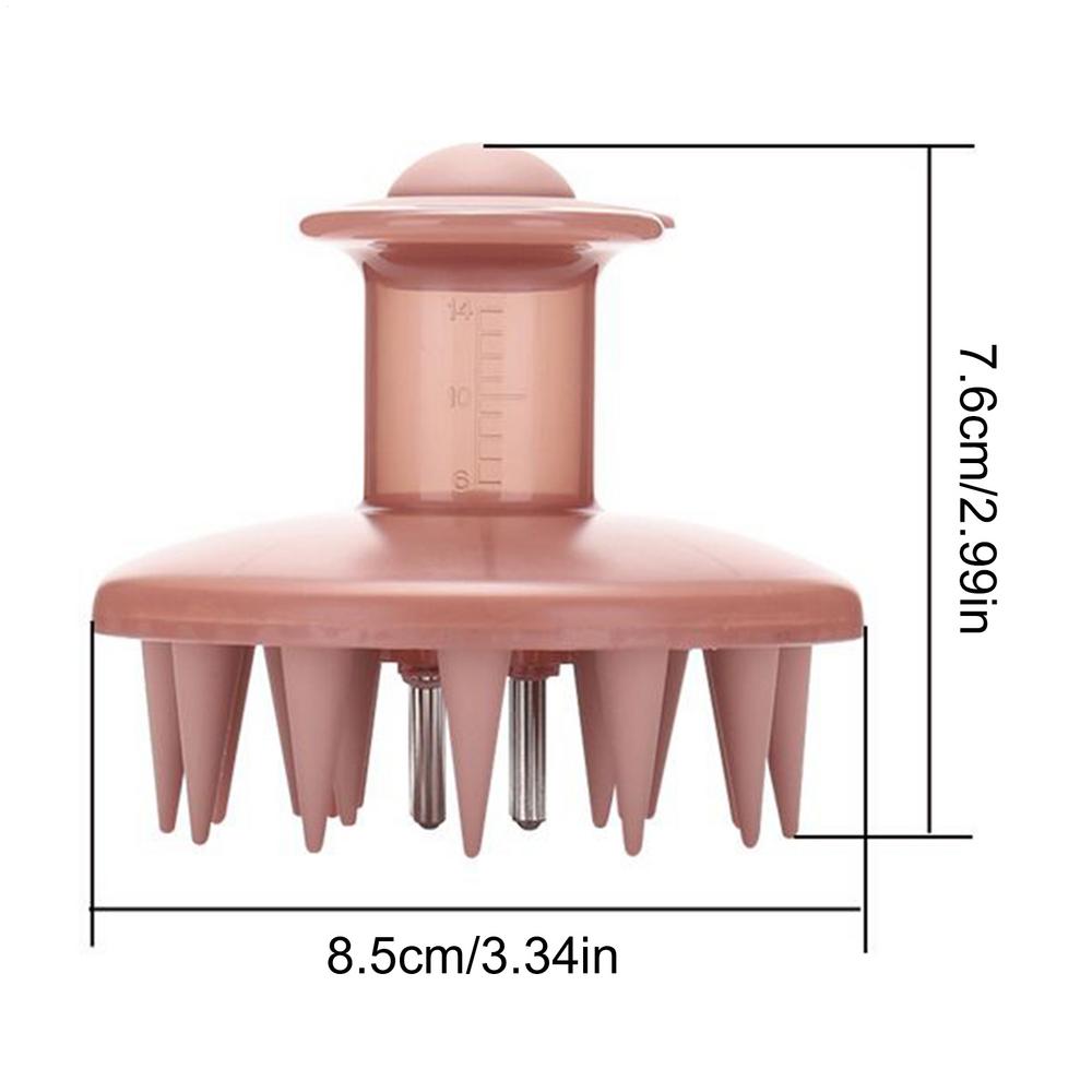 

Head Massage Care Brush Multifunctional Silicone Scalp Applicator Hair Care Essential Oil Liquid Guid Comb Shampoo Dispense