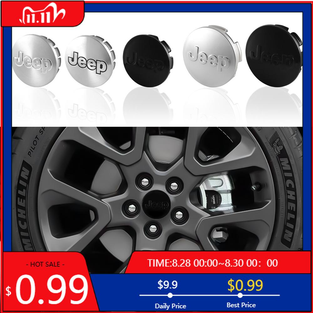 Cup Holders 55mm 64mm Car Wheel Center Covers Hub Cap Badge Accessorie for Jeep Cherokee WK Gladiator Pickup Wrangler Jk Renegad
