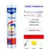 GuHuan 793 Neutral Silicone Sealant: Waterproof, Mildewproof, Weatherproof - Available In White, Transparent, and Gray.