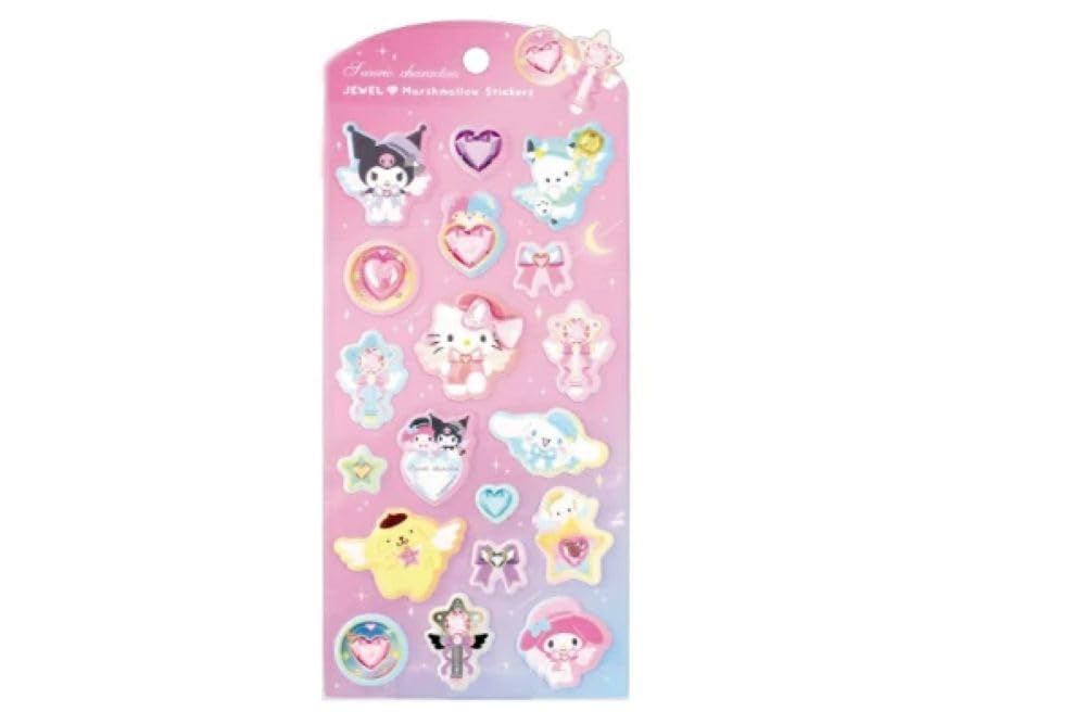 Tees Factory Sanrio Characters Jewel Marshmallow Stickers Magical Jewelry SR-5562006MU