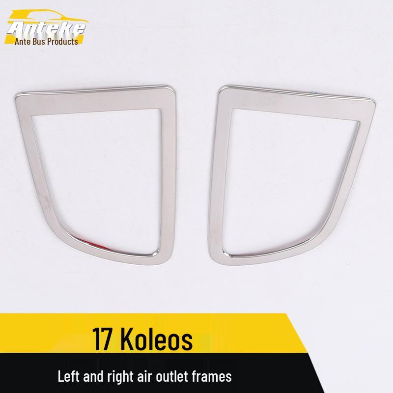 Decorative Frames for Left and Right Air Outlets on Koleos Dashboard