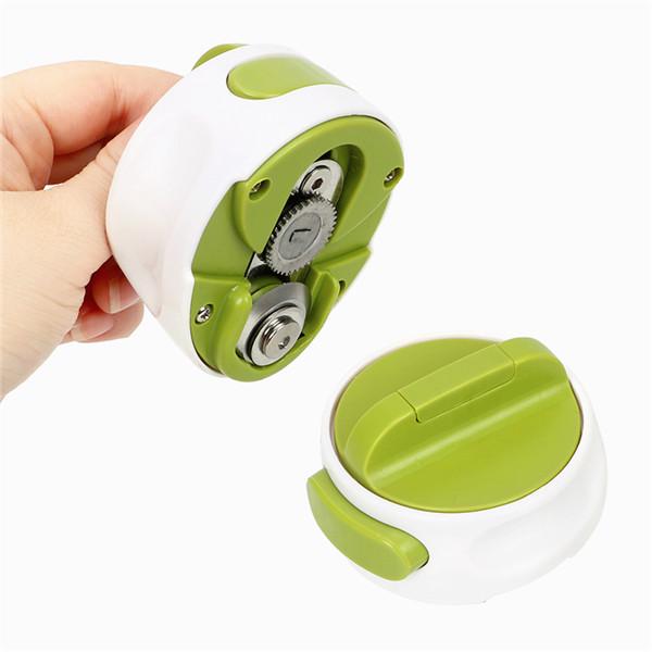 Abrelatas abridor de botellas, abridores de tarros, rotación Manual, acero inoxidable, fruta enlatada, fiambrera, no