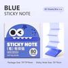 Kawaii Pull-out Sticky Notes Pearlescent Square Writing Pad Portable Cartoon Notepads  Office
