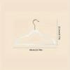 30pcs  Home Clothes Hangers Acrylic Sparkling Powder Crystal Clothes Hangers Transparent Anti Slip Invisible Drop Resistant