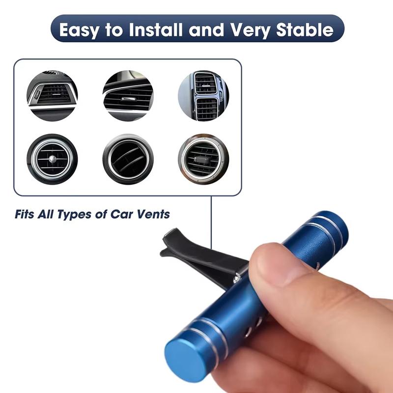 Car Air Freshener Vent Clips Car Perfume Refills Solid Freshener Fragrance Scent Auto Air Conditioning Vent Outlet Perfume