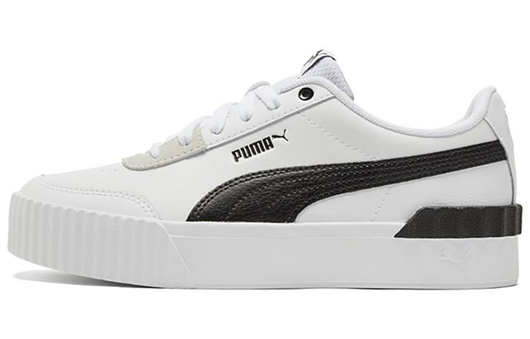 PUMA Carina Lift Shoes Black/White/Grey Women s 373031-16 38.5
