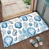 Sea Shell Pattern Mat Living Room Decoration Home Sofa Non-Slip Carpet Study Bedroom Tatami Children'S Soft Floor Mat