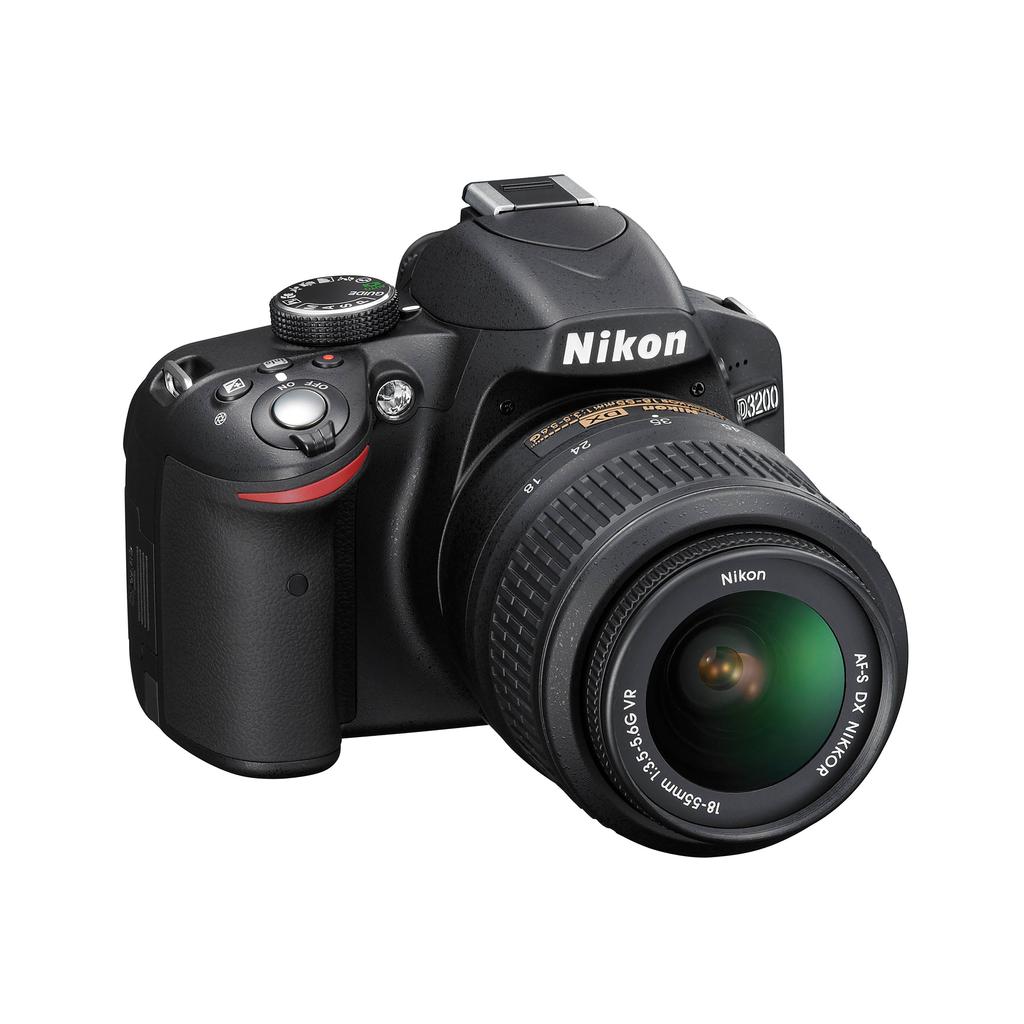 Nikon D3200 DSLR Camera + AF-S DX 18-55mm f/3.5-5.6G VR Zoom Lens