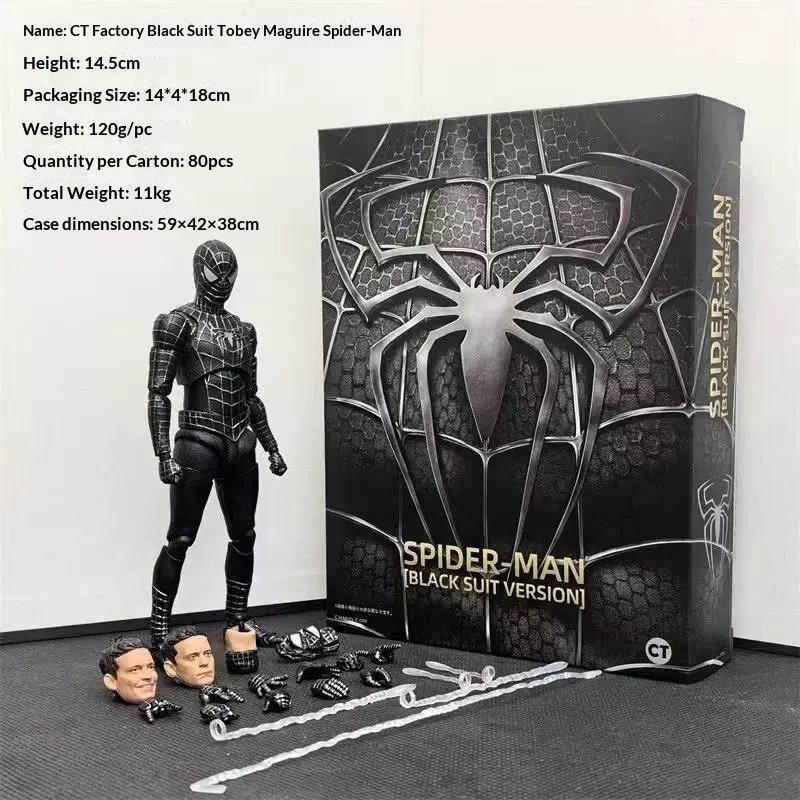 

14cm Ct Spider Man 3 Tobey Maguire Action Figure Ct Version Spiderman Anime Figurine Pvc Statue Model Collection Desk Decor Gift
