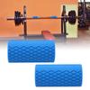 1 Pair Thick Barbell Grips Thick Anti Slip Gym Weight Bar Grips for Weightlifting Fitness Exercise for Muscle Builder Blue