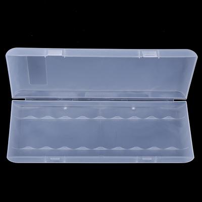 10 X18650 Battery Storage Case Box Organizer Holder White For 18650 Batteries