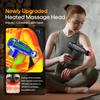 AERLANG Massage Gun with Heat Deep Tissue Back Massager Neck Massager for Pain Relief,Muscle Percussion Massage Gun, Birthday Gifts for Men Women Dad