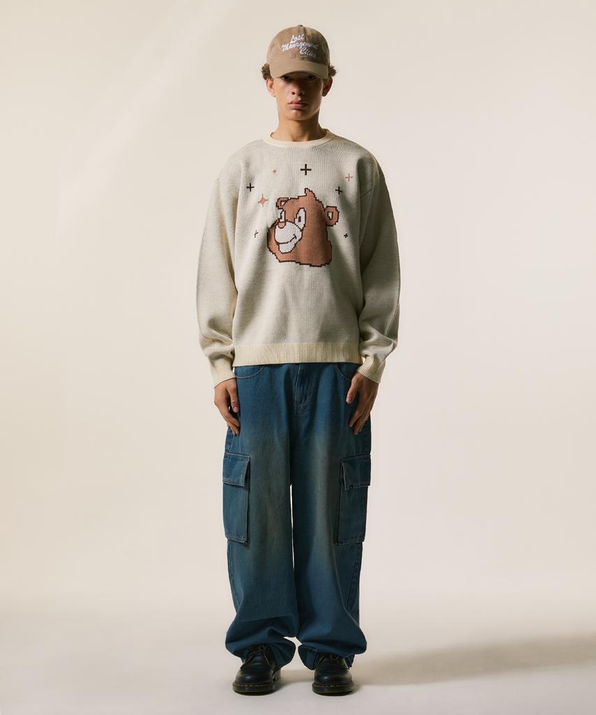 LMC Bear Knit Sweater Cream