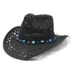 Traditional Style Straw Hat With Wide Brim Sun Protection For Beach And Outdoor Activities