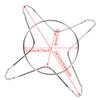 Holder Gas Cooker Support Rack Camping Iron Stove Ring Heat Diffuser Black Pans Coffee Moka Pot Reducer Kitchen Supplies