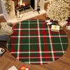 Christmas Bedroom Decor Red Carpet Round Carpets for Living Room Thick Plush Cloakroom Washable Floor Mat Home Fluffy Soft Rug
