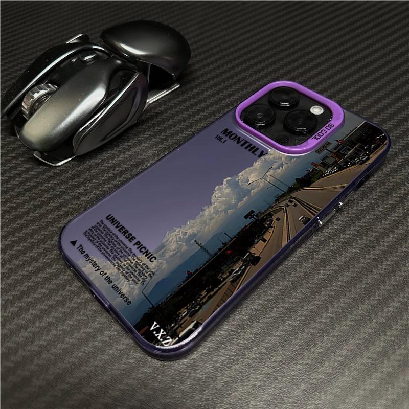 IPhone15Pro Mobiltelefonveske for 14/13/12/11XsMax/Xr, Laser Tide Design.