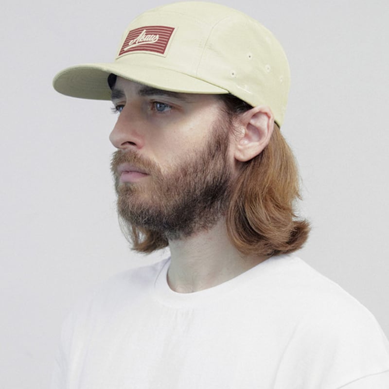 

AKAW Overfit Metallic Camp Cap (Cream) cream