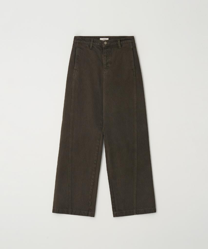 THERYE Wide Dyeing Pants(Khaki)