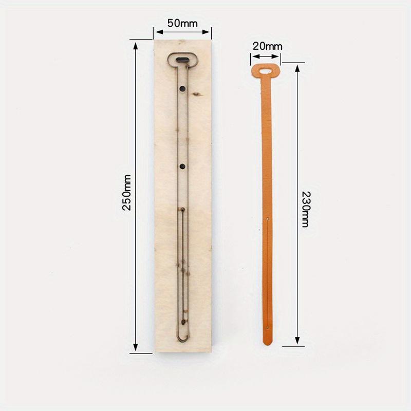 

Practical Leather Tools Template for Bag Ornament Long Connecting Belt Leather Cutting Mould DIY Lanyard Handmade Punching Die