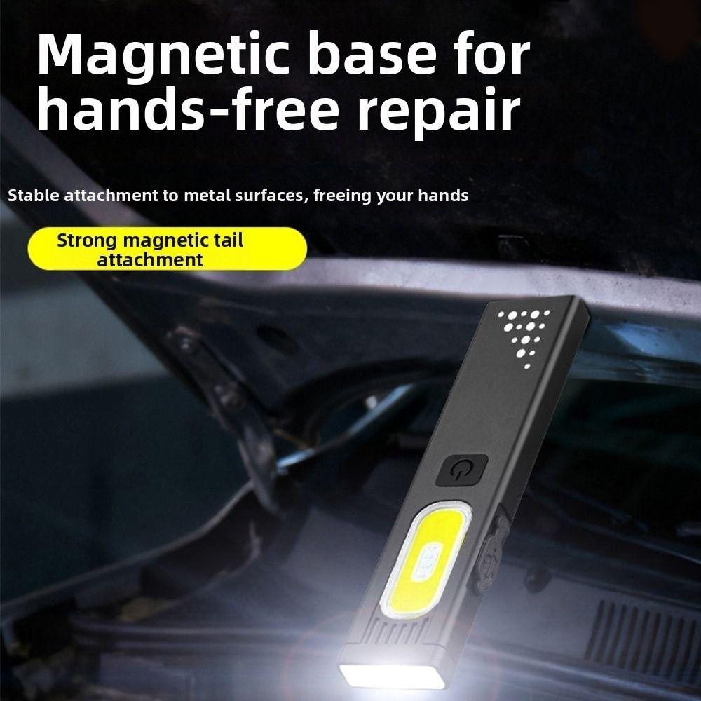 Portable Mini Flashlight Multi-Mode Hat Clip Lamp Multi Function Torch Light Outdoor Work