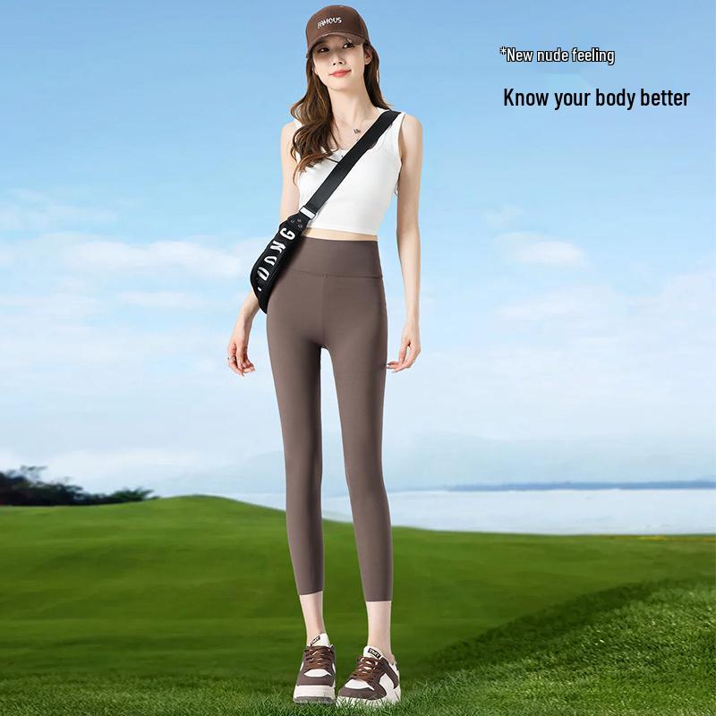 Women's High-Waist Tummy Control Shark Pants - Comfortable, Versatile, Hip-Lifting, Three-Quarter Base Layer for Summer 2026