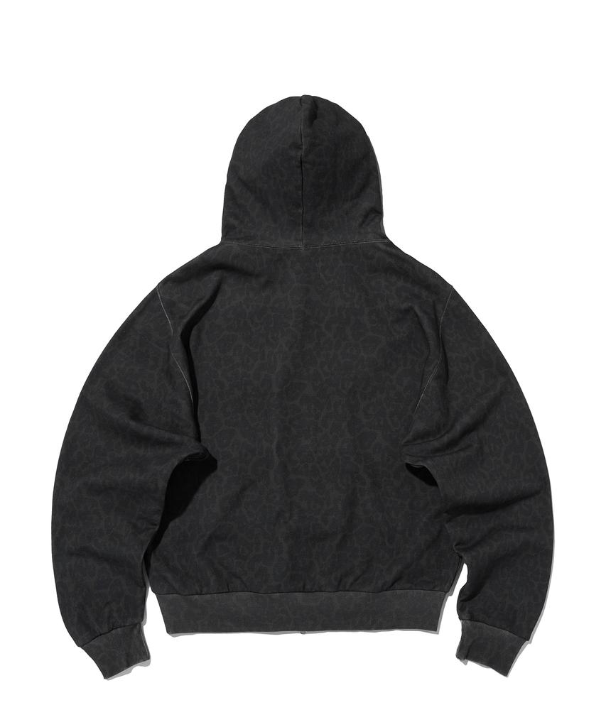 Suade Dark Leopard Hood Zip Up [Leopard]