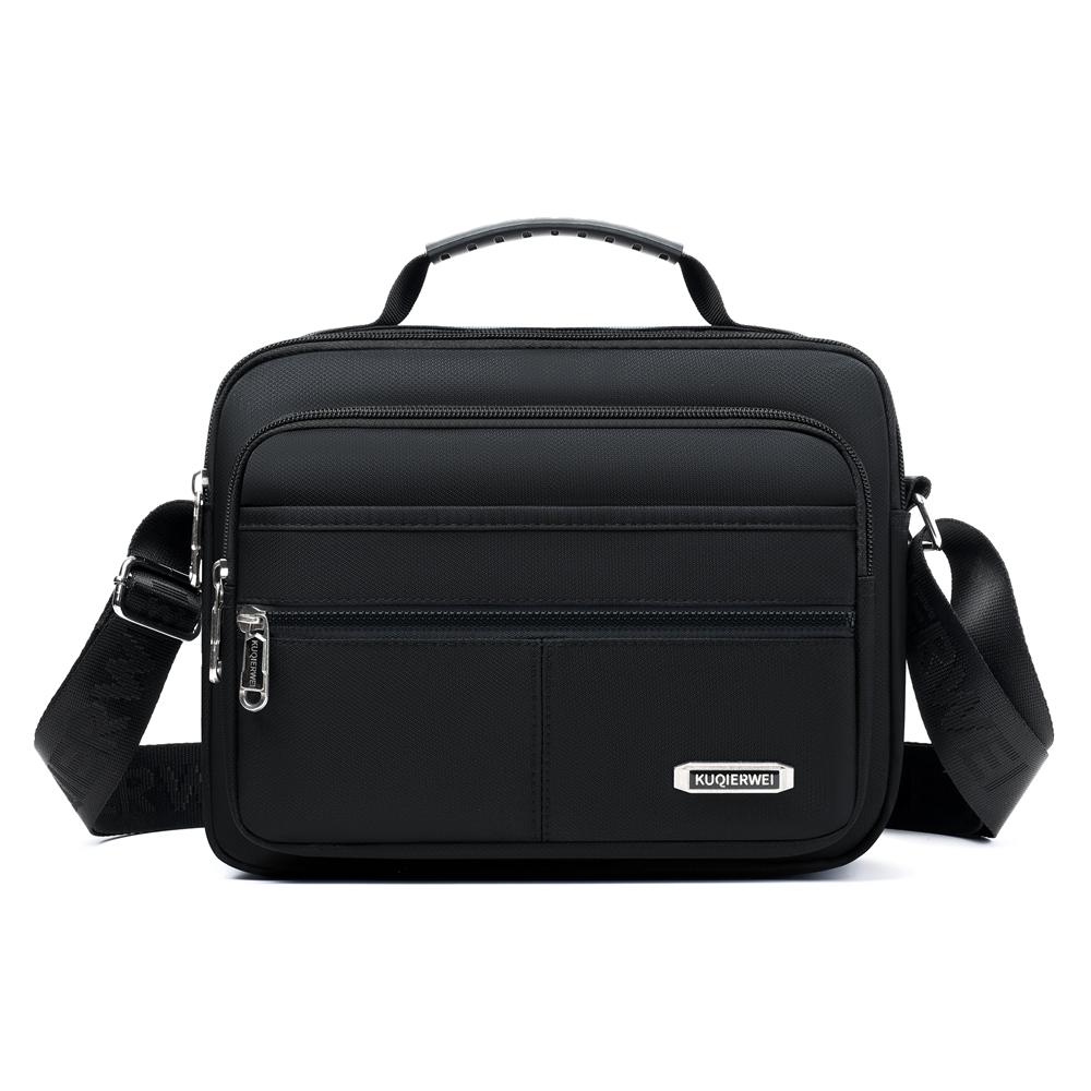 Mens Oxford Crossbody Messenger Bag Waterproof Business Shoulder Satchel Multi Pocket Purse